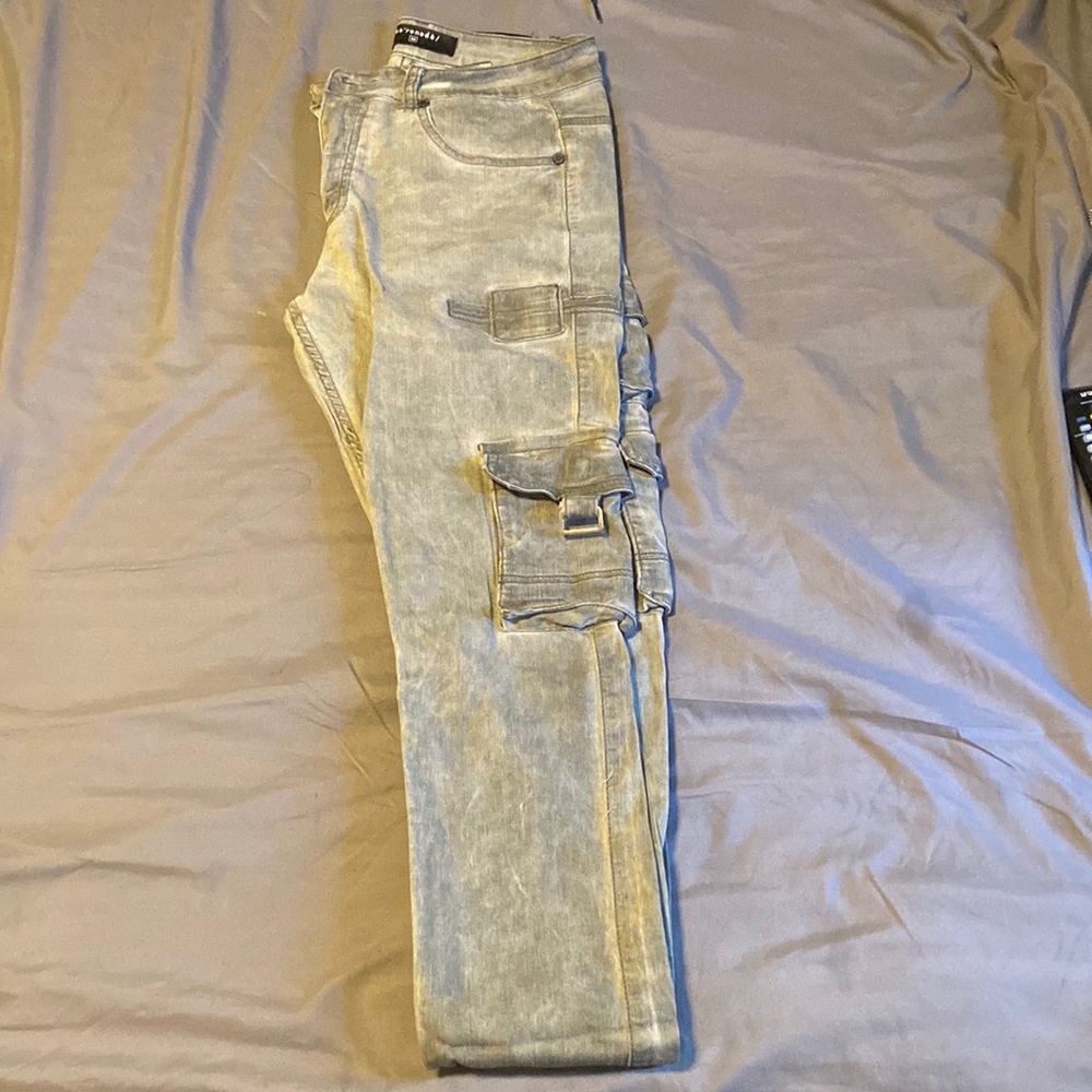 Serenede jeans greenish mix